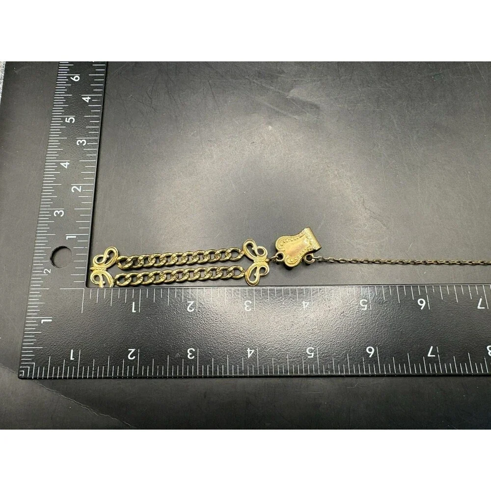 Antique WHB & Co Gold Filled  Watch Chain Fob 4” Beautiful!